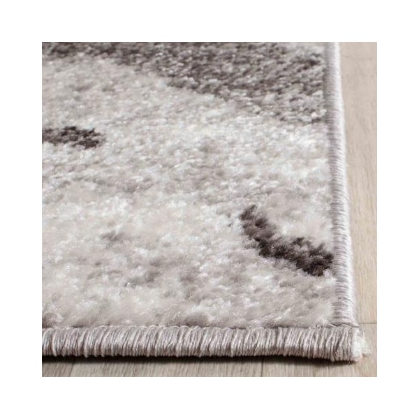 Safavieh Adirondack Power Loomed Small Rectangle Rugs, Silver and Charcoal - 4 x 6 ft. - ADR121P-4