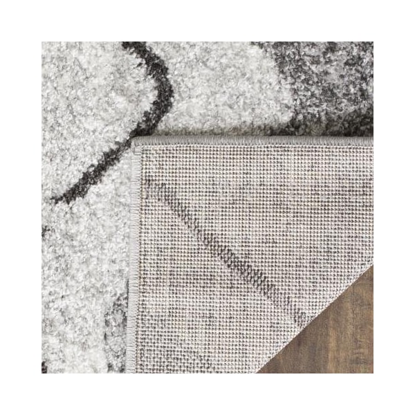 Safavieh Adirondack Power Loomed Small Rectangle Rugs, Silver and Charcoal - 4 x 6 ft. - ADR121P-4