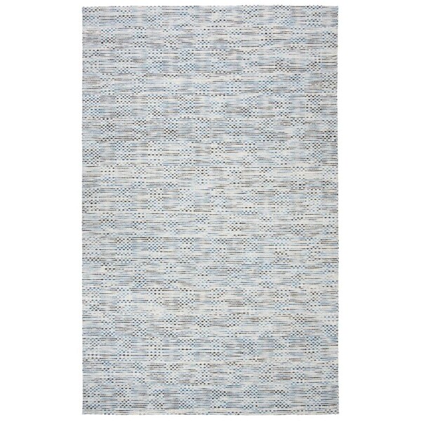 Safavieh 4 x 6 ft. Marbella Hand Loomed Rectangle RugNavy & Beige - MRB157N-4