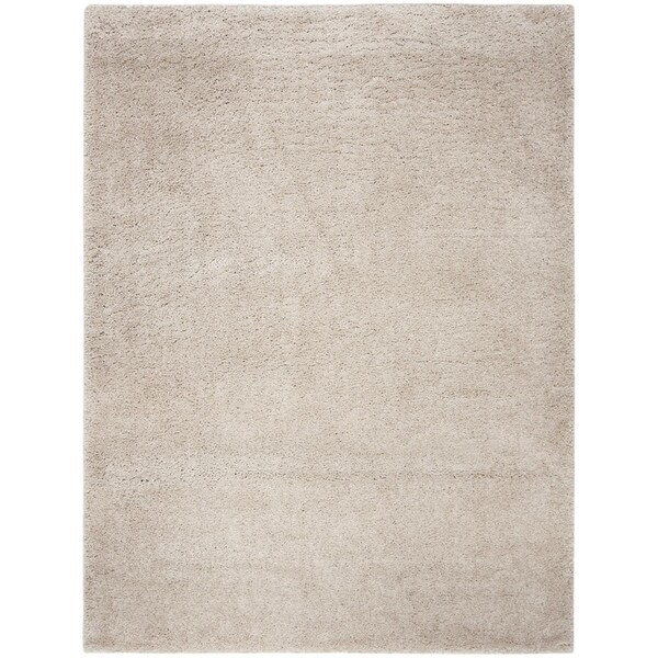 Safavieh 5 ft. 3 in. x 7 ft. 6 in. Royal Shag 100 Rectangle Power-Loomed Rug Beige - RYG115B-5