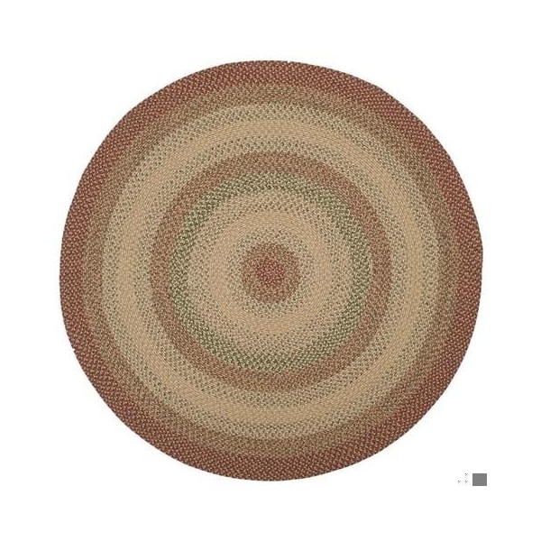 Safavieh 3 X 5 Ft. Oval Braided- Rust And Multi Hand Made Rug - BRD303A-3OV