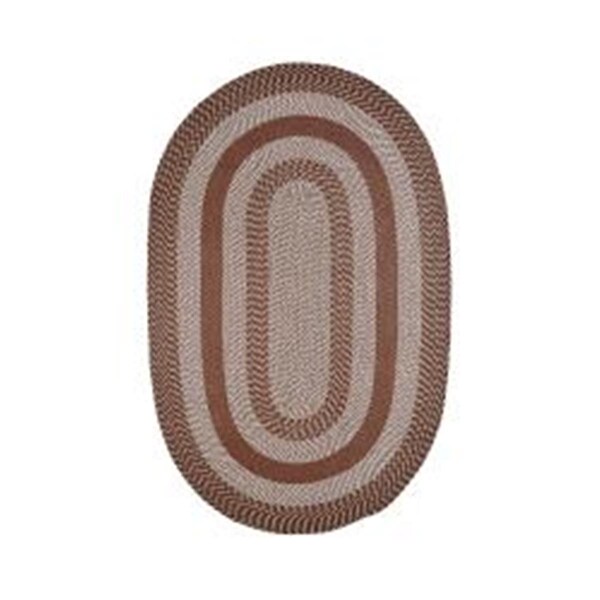 Better Trends 3.6 x 5.6 in. Newport Chenille Rug - Choclate - BRNE4266BRW