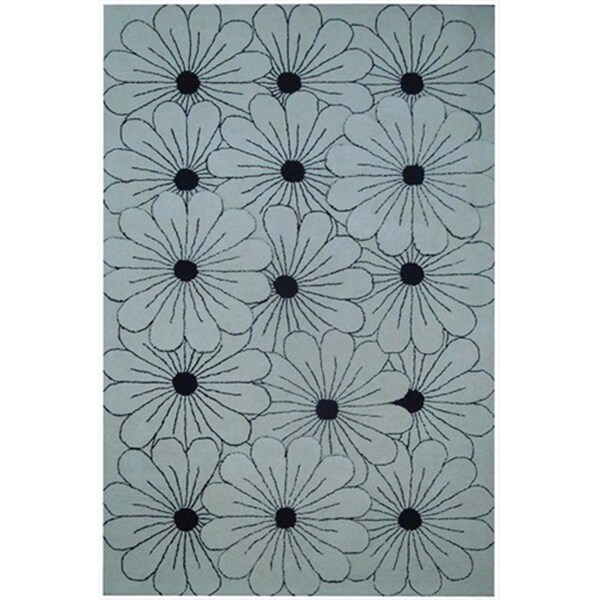 Safavieh 2 x 3 ft. Accent Contemporary Soho Ivory and Black Hand Tufted Rug - SOH768B-2