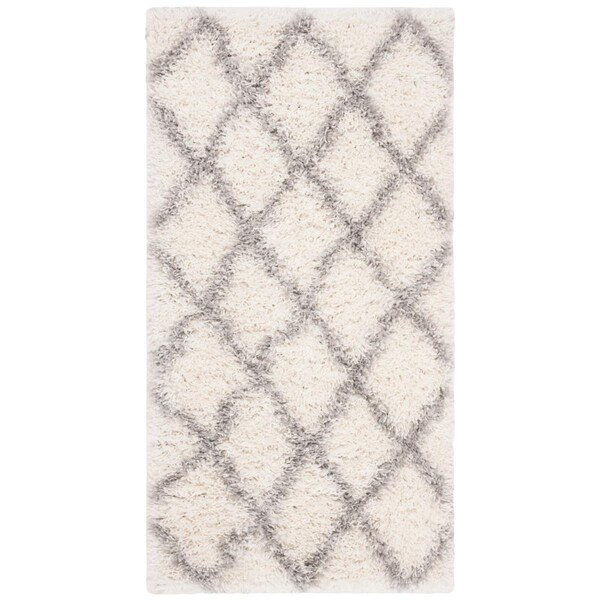 Safavieh Parma Shag RugGrey & Cream 4 x 6 ft. - PMA521G-4
