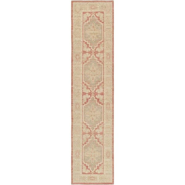 Pasargad Home B-316 211x13 Turkish Oushak Collection Hand-Knotted Wool Runner - 2 ft. 11 in. x 12 ft. 9 in. - B-316 3X13