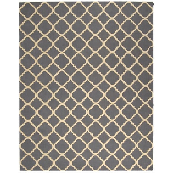 Safavieh 2 ft. 3 in. x 10 ft. Runner Contemporary Newport Blue and Ivory Hand Hooked Rug - NPT430A-210