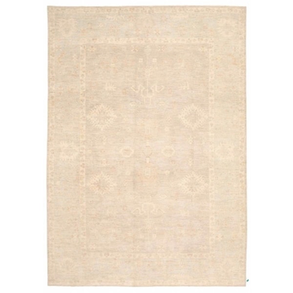 Pasargad Home  Denver Hand-Knotted Grey Wool Area Rug-10 ft. 0 in.  X 13 ft. 7 in. - 45666