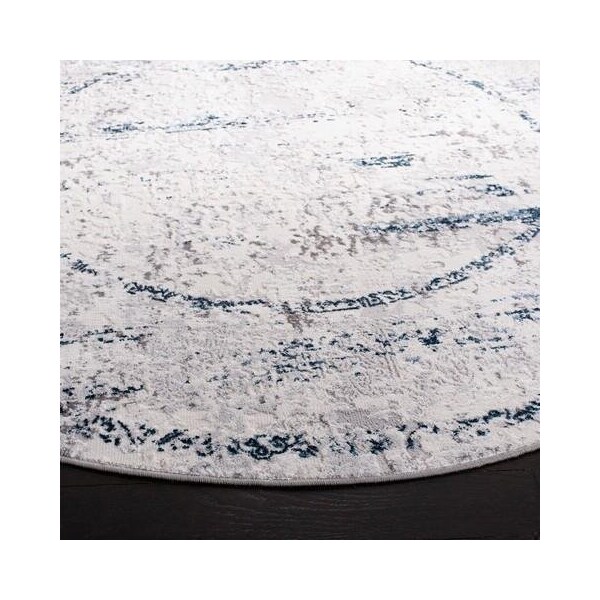 Safavieh 4 ft. 5 in. x 6 ft. 5 in. Amelia Vintage Rectangle Power Loomed Rug Gray & Blue - ALA207G-4