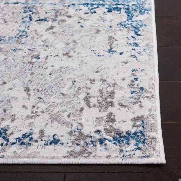 Safavieh 4 ft. 5 in. x 6 ft. 5 in. Amelia Vintage Rectangle Power Loomed Rug Gray & Blue - ALA207G-4