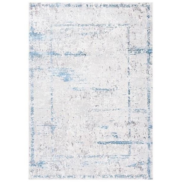 Safavieh 4 ft. 5 in. x 6 ft. 5 in. Amelia Vintage Rectangle Power Loomed Rug Gray & Blue - ALA207G-4