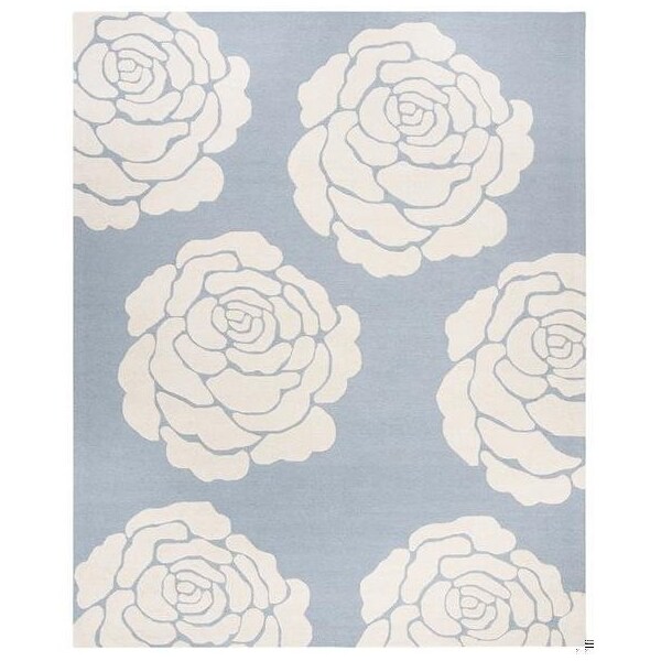 Safavieh Cambridge Hand Tufted Accent Rug, Blue and Ivory - 2 x 3 ft. - CAM782B-2