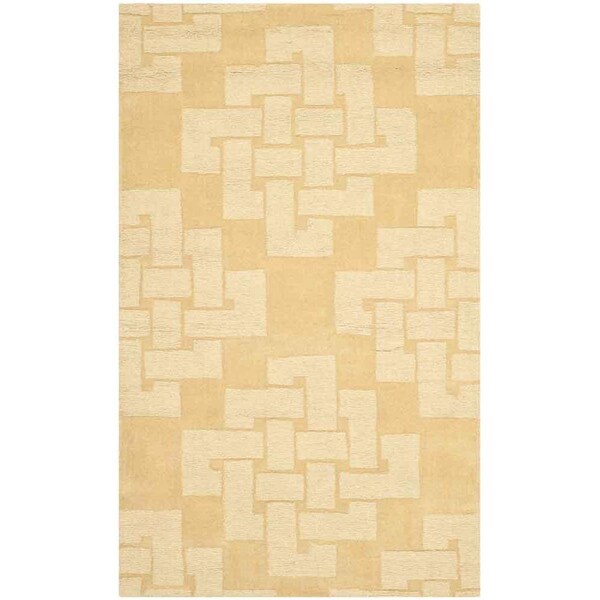 Safavieh Martha Stewart Hand Tufted Rectangle Rug, Rattan - 3 x 5 ft. - MSR4950A-3