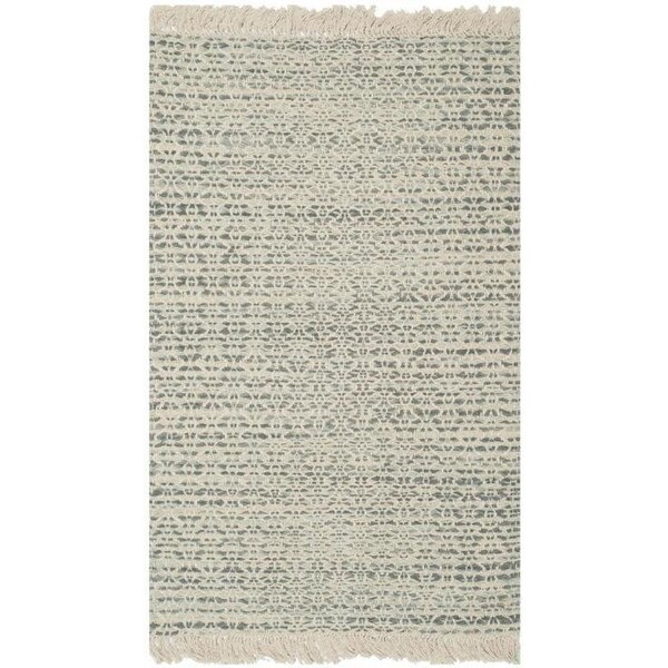 Safavieh 3 x 5 ft. Small Rectangle Boston Tufted Rug, Grey and Ivory - BOS707A-3