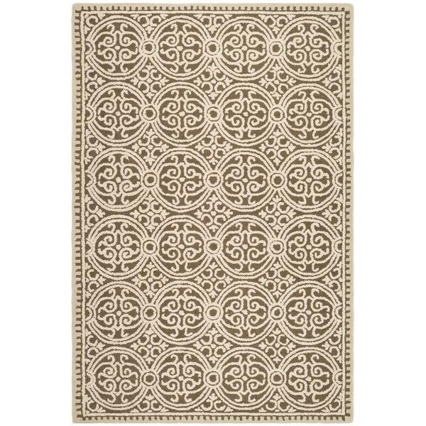 Safavieh Cambridge Hand Tufted Square Rug, Tan - Multi, 4 x 4 ft. - CAM232A-4SQ