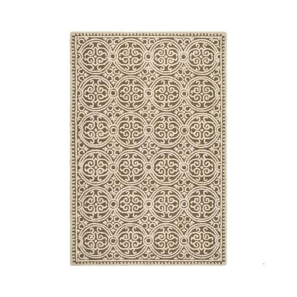 Safavieh Cambridge Hand Tufted Square Rug, Tan - Multi, 4 x 4 ft. - CAM232A-4SQ