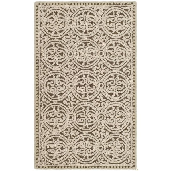Safavieh Cambridge Hand Tufted Square Rug, Tan - Multi, 4 x 4 ft. - CAM232A-4SQ