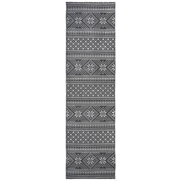Safavieh 3 x 5 ft. Cedar Brook Rectangle Hand-Loomed Rug Black & Ivory - CDR711Z-3