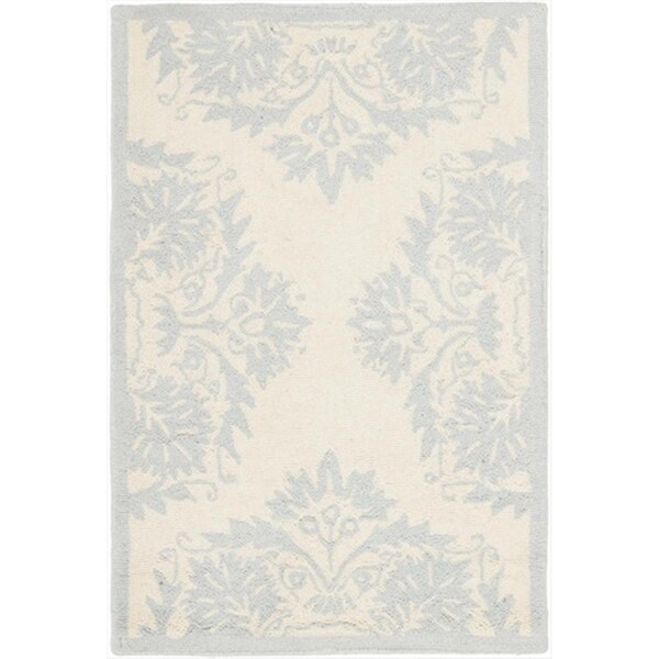 Safavieh 2 ft. - 6 in. x 10 ft. Runner- Transitional Chelsea Ivory And Blue Hand Hooked Rug - HK359A-210