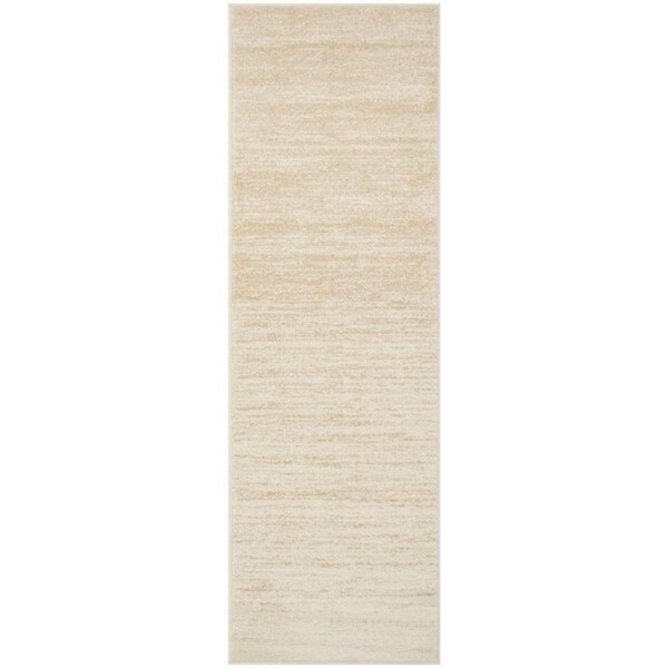 Safavieh 4 x 6 ft. Adirondack Power Loomed Small Rectangle Area RugChampagne & Cream - ADR113W-4