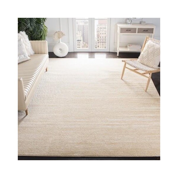 Safavieh 4 x 6 ft. Adirondack Power Loomed Small Rectangle Area RugChampagne & Cream - ADR113W-4