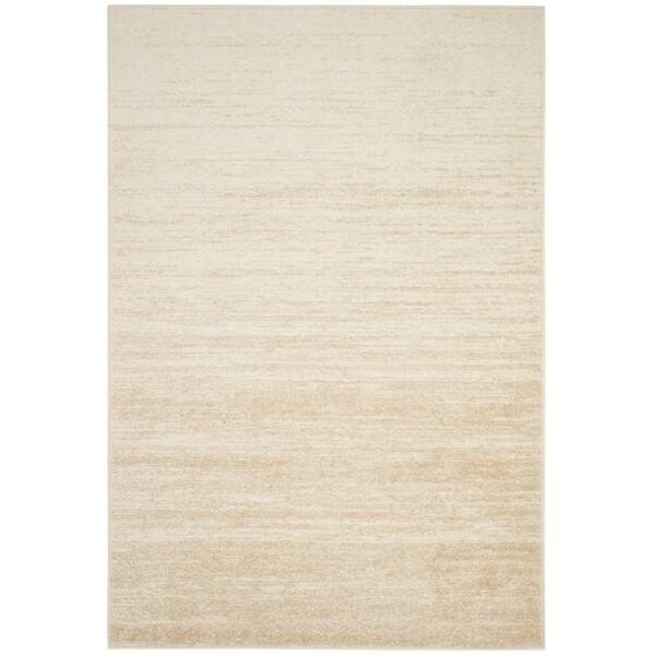 Safavieh 4 x 6 ft. Adirondack Power Loomed Small Rectangle Area RugChampagne & Cream - ADR113W-4