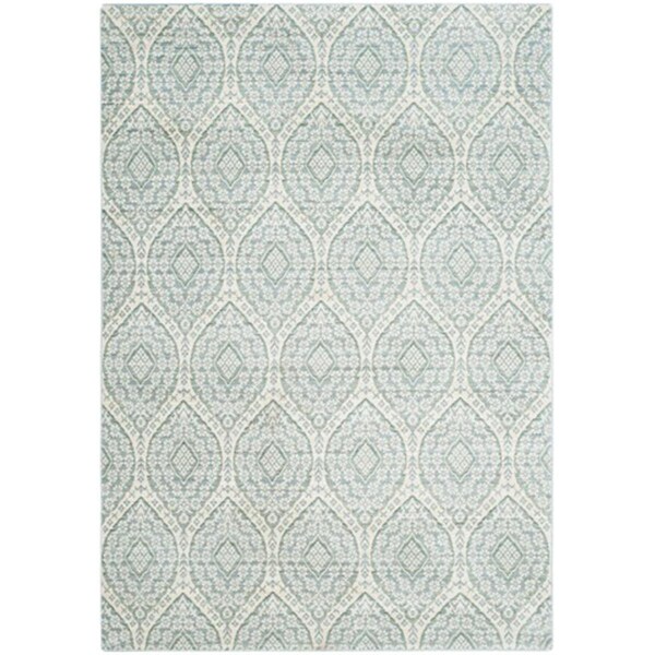 Safavieh Valencia Power Loomed Rectangle Rug- Alpine - Cream- 4 x 6 ft. - VAL206J-4