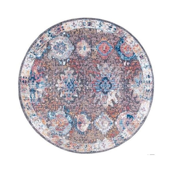 Safavieh 9 x 12 ft. Bristol Power Loomed Large Rectangle Area RugDark Grey & Blue - BTL340A-9