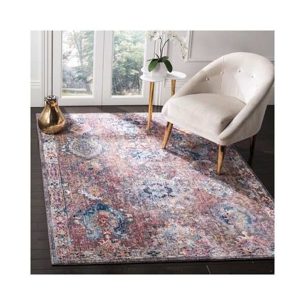 Safavieh 9 x 12 ft. Bristol Power Loomed Large Rectangle Area RugDark Grey & Blue - BTL340A-9
