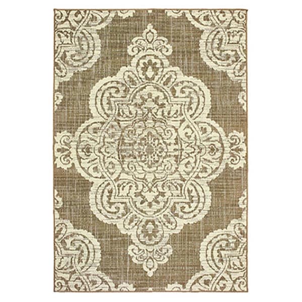 Oriental Weavers 2 ft. 3 in. x 7 ft. 6 in. Marina Runner Rug Tan - M5929J067230ST
