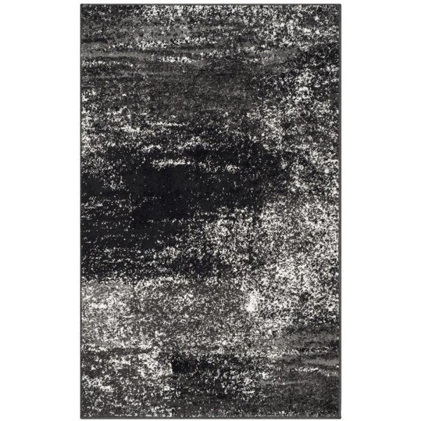 Safavieh Adirondack Square Area RugSilver & Black 4 x 4 ft. - ADR112A-4SQ