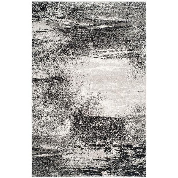 Safavieh Adirondack Power Loomed Square Rug- Silver - Multi- 6 X 6 Ft. - ADR112G-6SQ