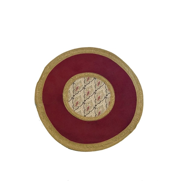 Tapestry Trading 10 in Belgium Fouquete Table Runner Burgundy - FOU10BUR