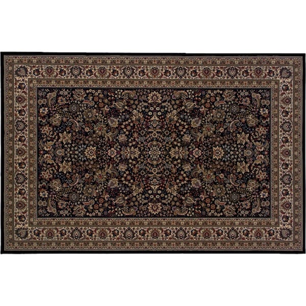 Sphinx By Oriental Weavers Oriental Weavers Ariana 213K8 5x8  Rectangle - Black/ Ivory-Polypropylene - A213K8160235ST
