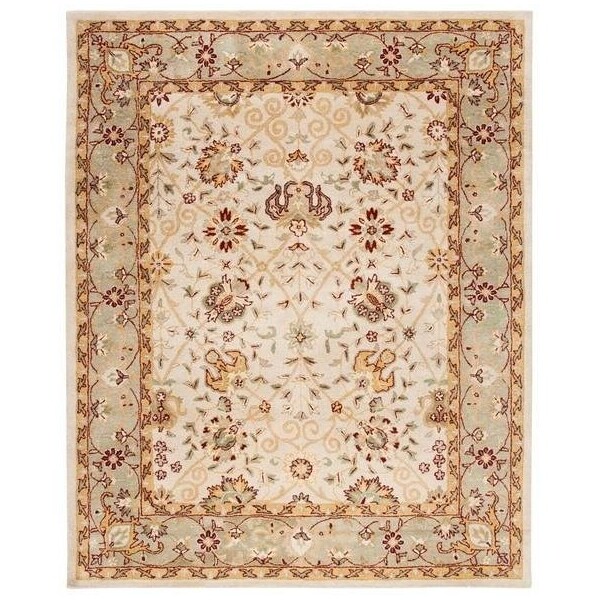Safavieh 3 ft.-6 in. x 3 ft.-6 in. Round Traditional Antiquity- Ivory Hand Tufted Rug - AT21F-4R