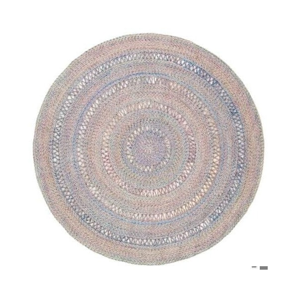 Safavieh 4 x 4 ft. Cape Cod Round Area Rug, Pink & Grey - CAP221U-4R