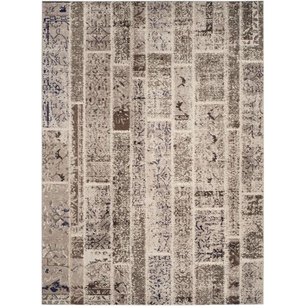 Safavieh Monaco Power Loomed Rectangle Rug- Beige - Multi- 3 x 5 ft. - MNC216P-3
