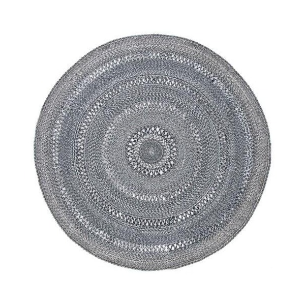 Safavieh 3 x 3 ft. Cape Cod Round Area Rug, Charcoal - CAP221H-3R
