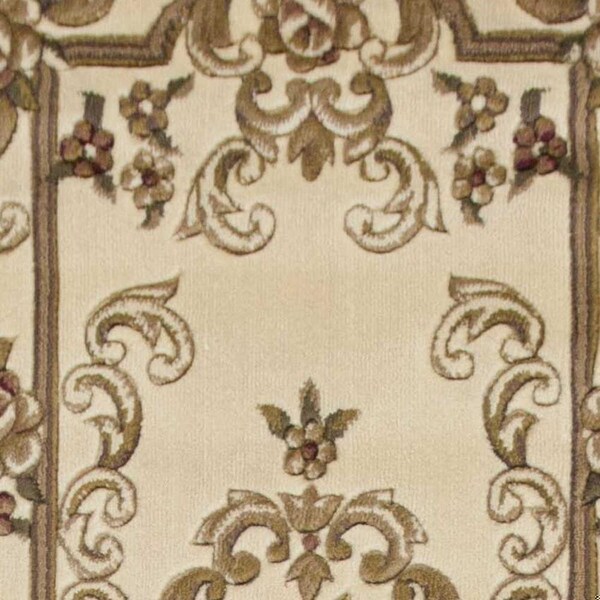 Homeroots 2 ft. 2 in. x 7 ft. 11 in. Runner Polypropylene Ivory Area Rug - 353673