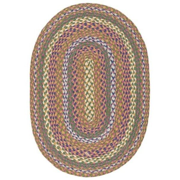 Safavieh 3 x 3 ft. Cape Cod Round Area Rug, Green & Pink - CAP241Y-3R