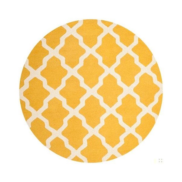Safavieh 2 x 3 ft. Rectangle Transitional Cambridge- Gold and Ivory Hand Tufted Rug - CAM121Q-2