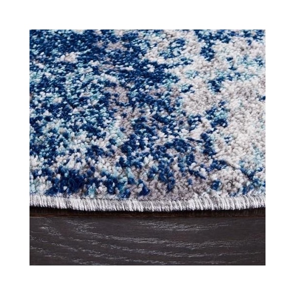 Safavieh 4 x 6 ft. Aston 700 Rectanglar Modern Contemporary Rug Navy & Grey - ASN710N-4