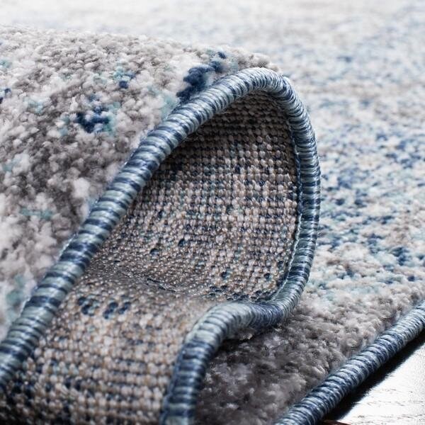 Safavieh 4 x 6 ft. Aston 700 Rectanglar Modern Contemporary Rug Navy & Grey - ASN710N-4
