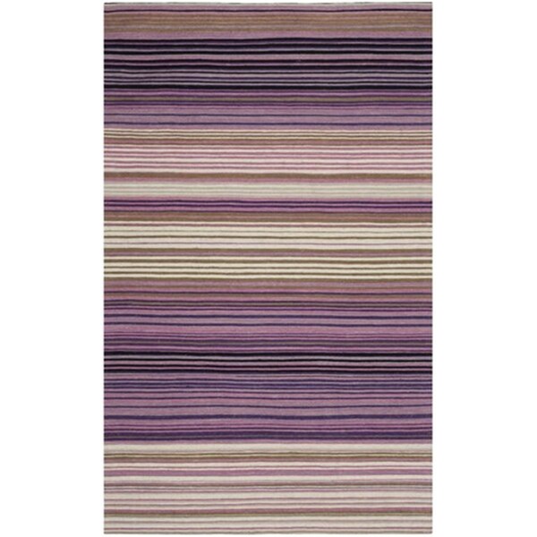 Safavieh Marbella Hand Woven Small Rectangle Rug- White - Lilac- 4 X 6 Ft. - MRB279A-4
