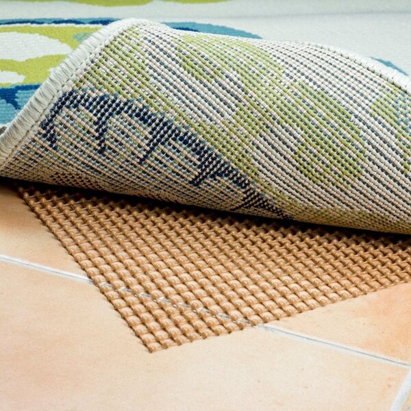 Homeroots 6 x 8 ft. Brown Non Slip Outdoor Rug Pad - 388120