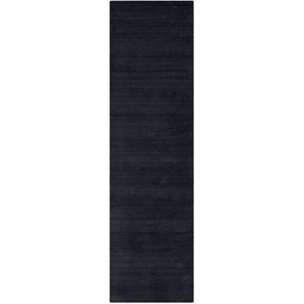 Safavieh 2 ft. - 3 in. x 6 ft. Runner- Shag Himalaya Black Hand Loomed Rug - HIM610C-26