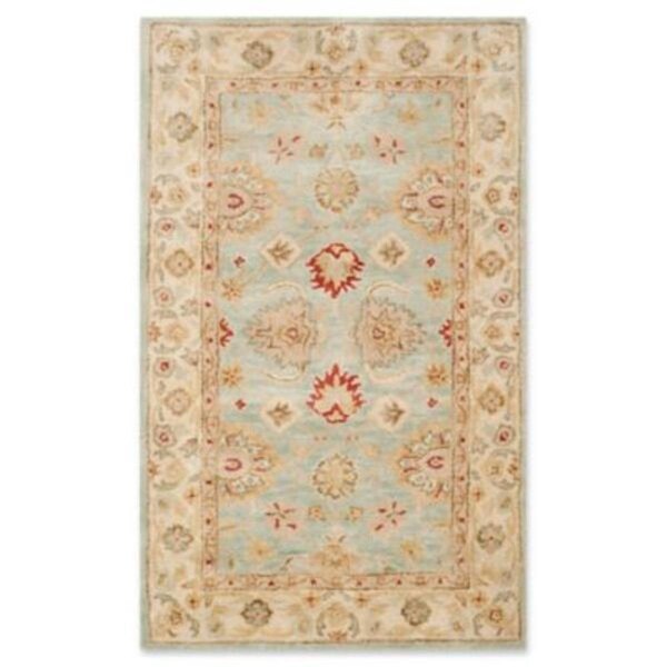 Safavieh 3 x 5 ft. Antiquity Rectangle Area Rug Grey Blue & Beige - ATB822A-3