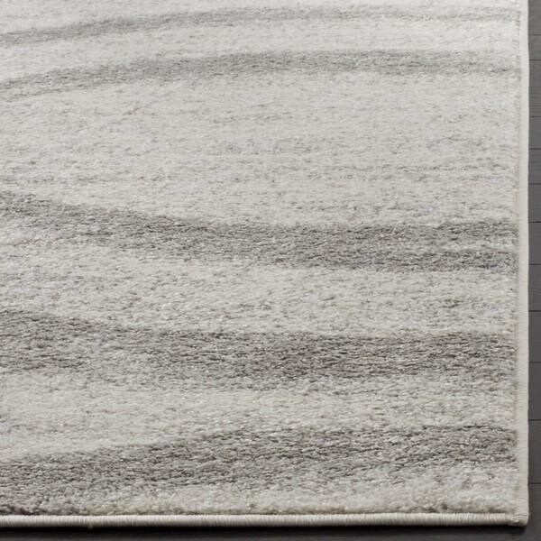 Safavieh Adirondack Power Loomed Square Area Rug, Cream and Grey - 6 x 6 ft. - ADR125C-6SQ