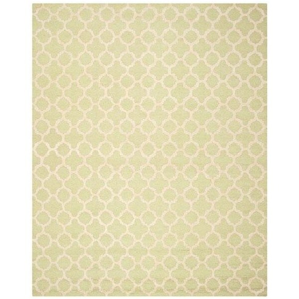 Safavieh Cambridge Hand Tufted Runner Rug- Light Green - Ivory- 2 ft. 6 in. x 10 ft. - CAM130B-210