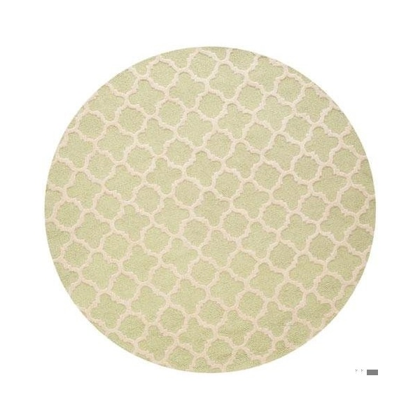 Safavieh Cambridge Hand Tufted Runner Rug- Light Green - Ivory- 2 ft. 6 in. x 10 ft. - CAM130B-210
