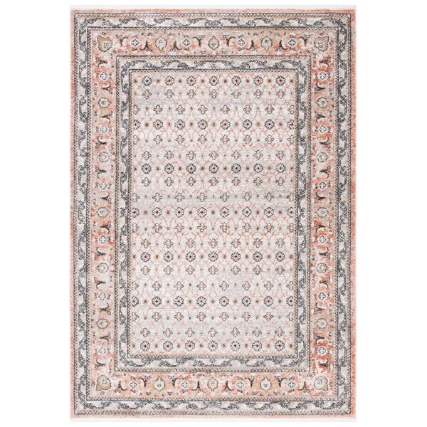 Safavieh Shivan Power Loomed Rectangle Area RugGrey & Rose 4 x 6 ft. - SHV722G-4